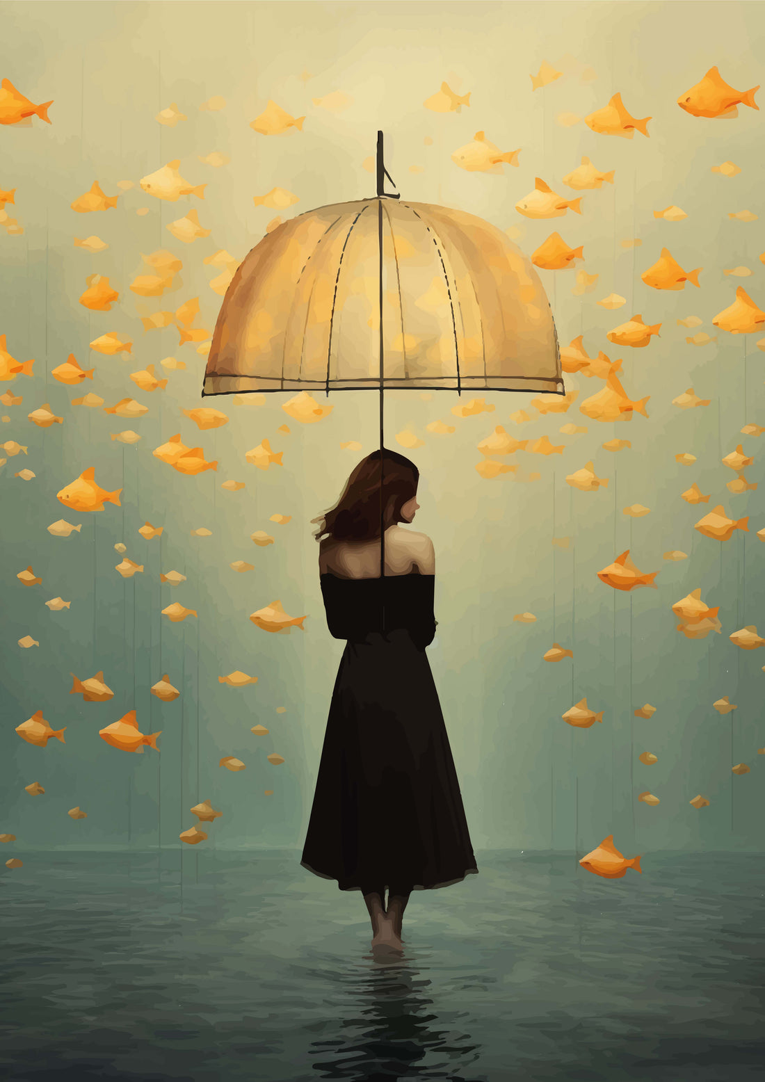 Golden rain - Mirjam Duizendstra