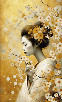 Geisha in Golden - J.O. Han