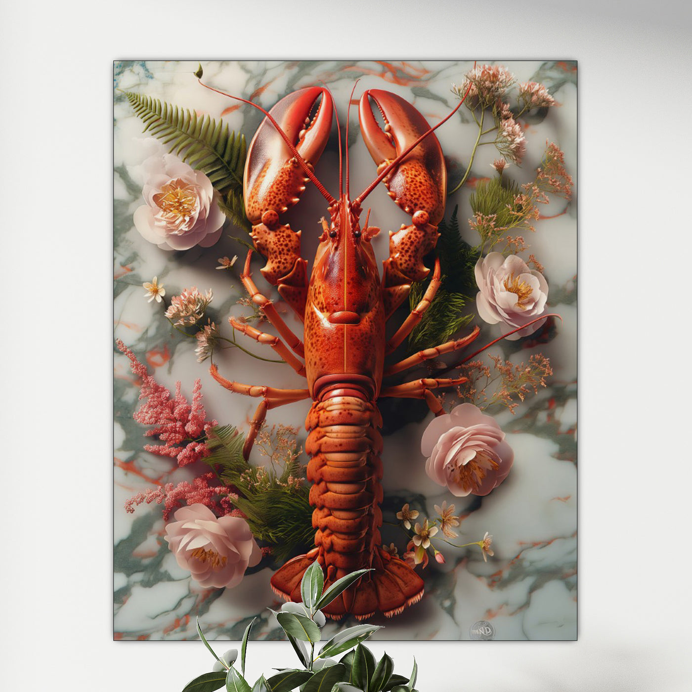 Lobster flowers - René Ladenius Digital Art