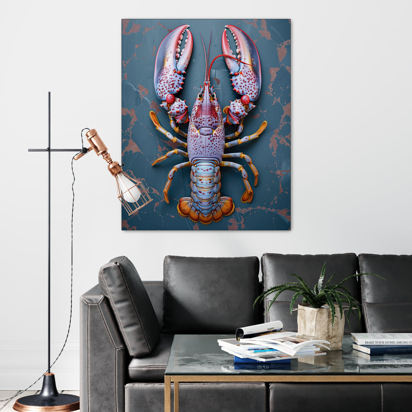 Lobster pastel - René Ladenius Digital Art