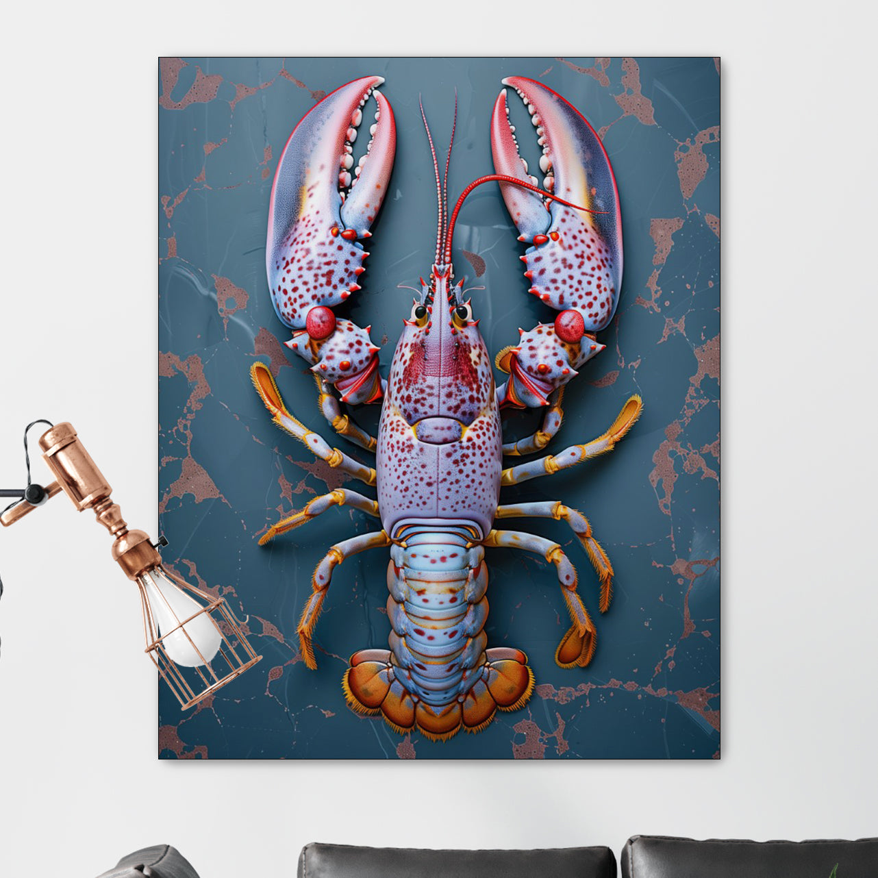 Lobster pastel - René Ladenius Digital Art