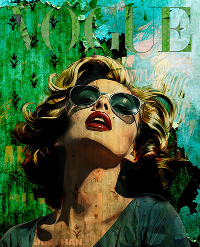 Marilyn Monroe Vogue - René Ladenius Digital Art