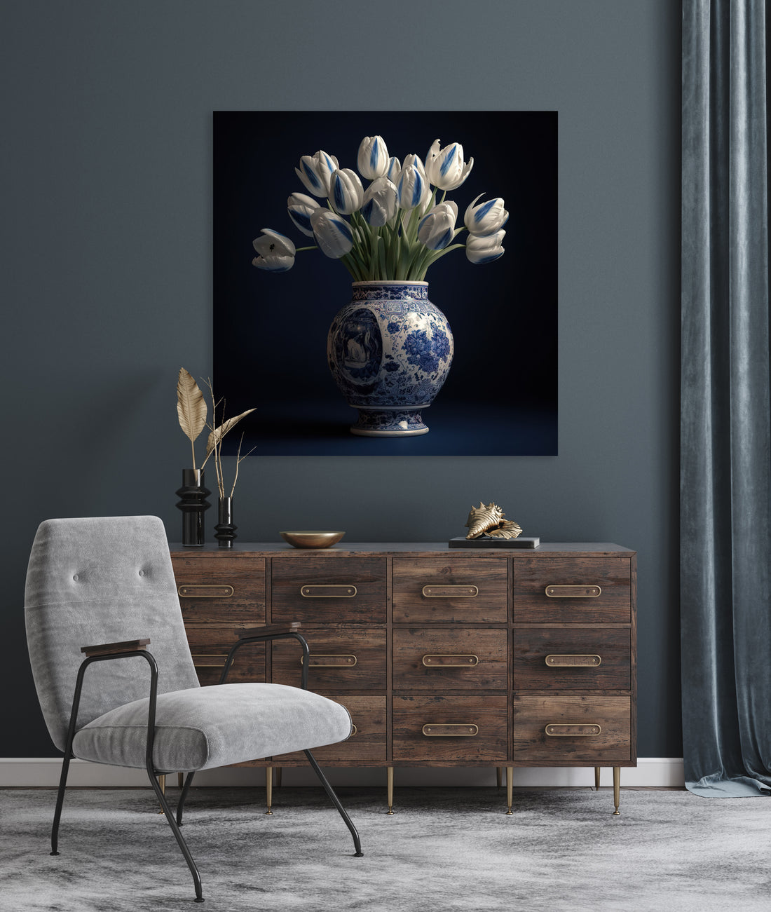 Tulpen in een vaas l  - René Ladenius Digital Art