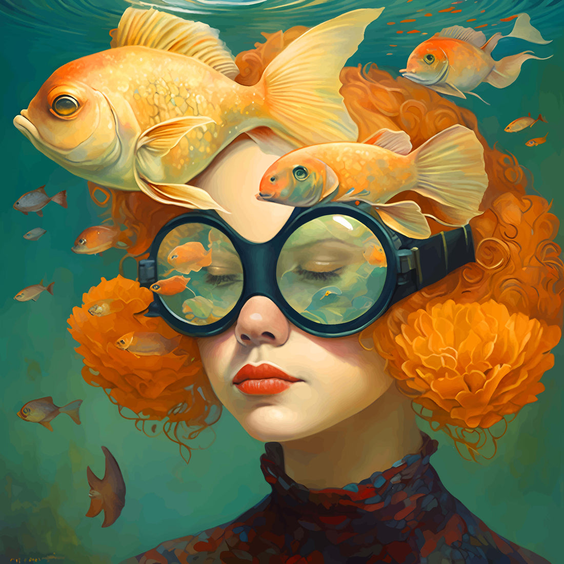 Underwater friends 2 - Mirjam Duizendstra