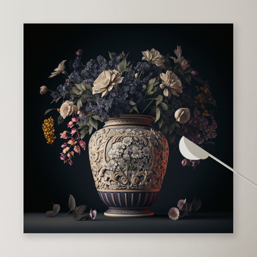 Vaas met bloemen - René Ladenius Digital Art