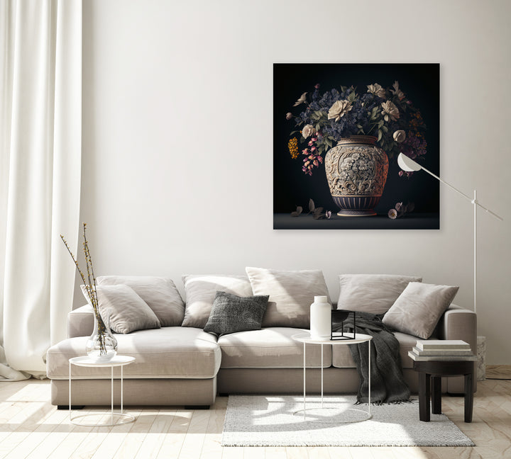 Vaas met bloemen - René Ladenius Digital Art