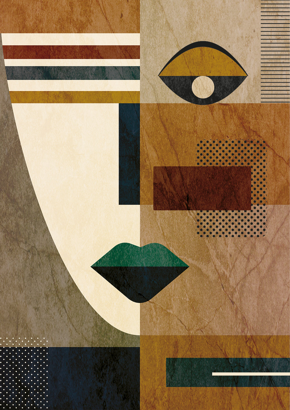 Abstract Face1 - Mirjam Duizendstra