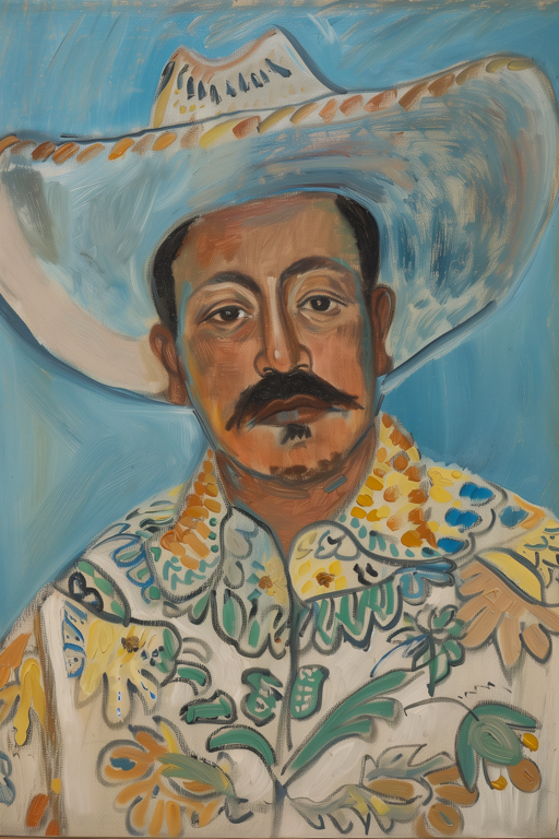 Caballero in Blue