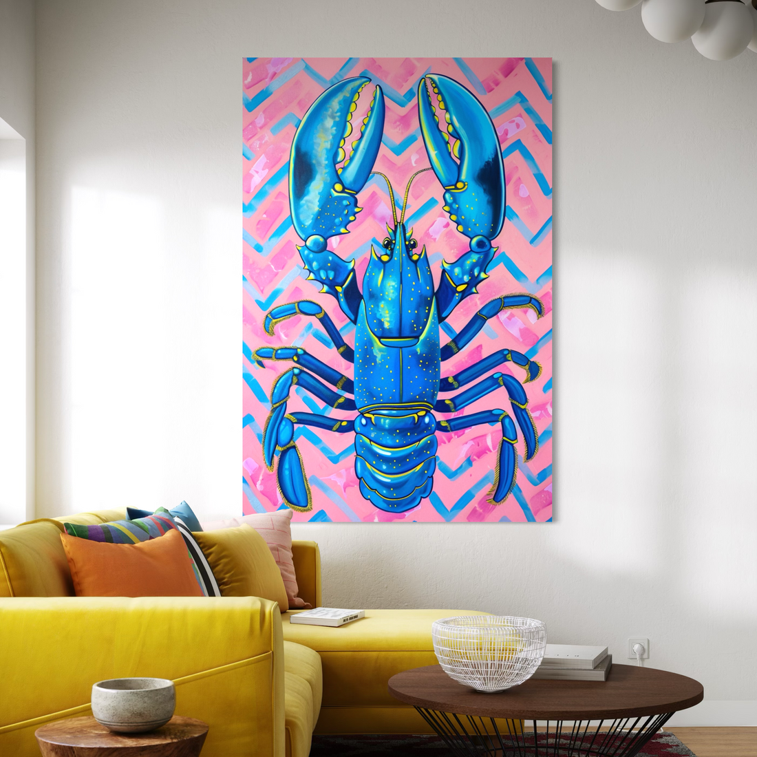 Electric Blue Lobster