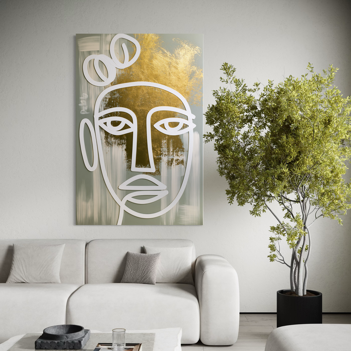 Golden Portrait Lines