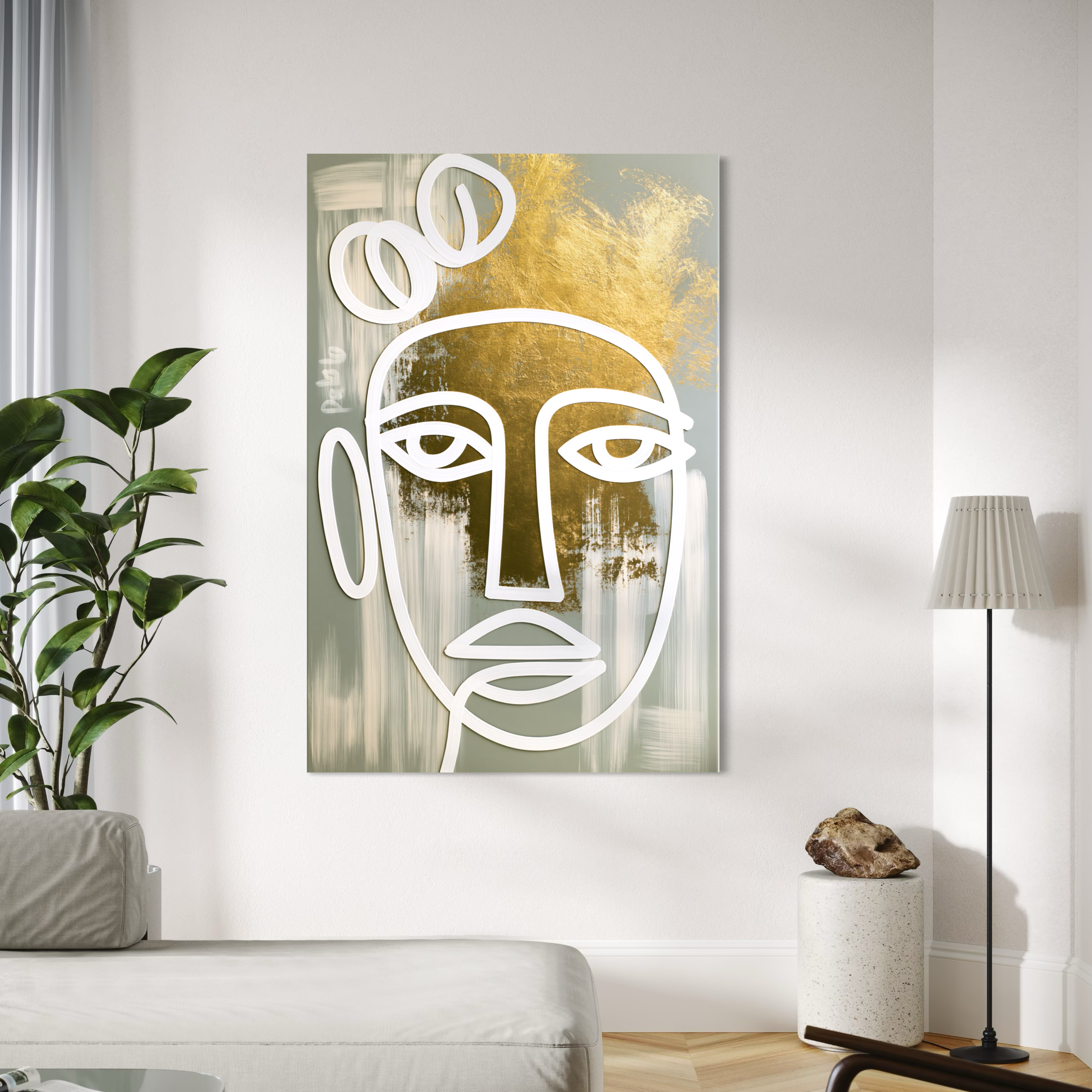 Golden Portrait Lines