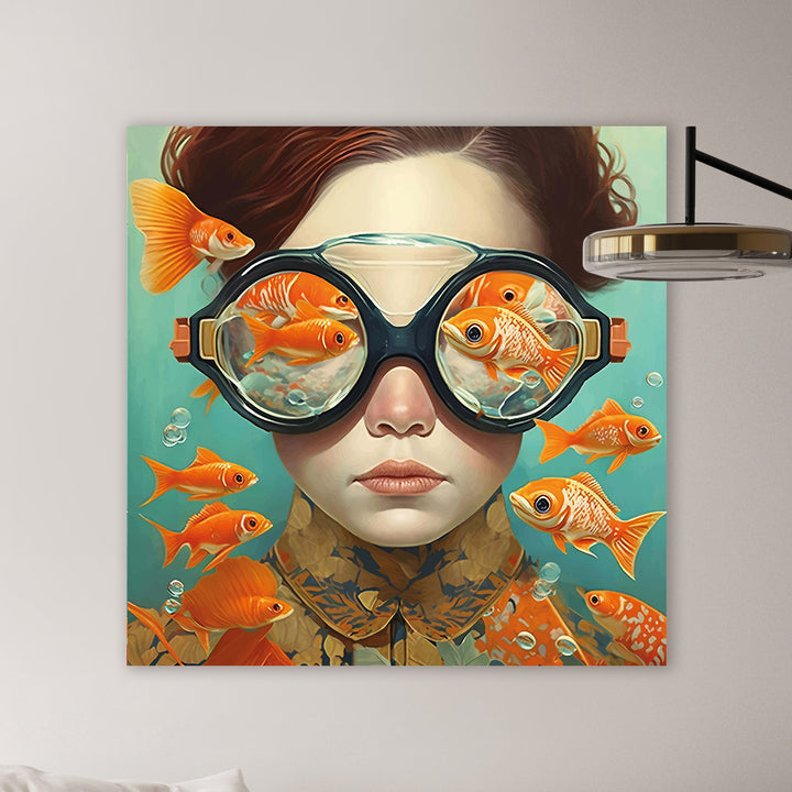 Golden underwater party - Mirjam Duizendstra