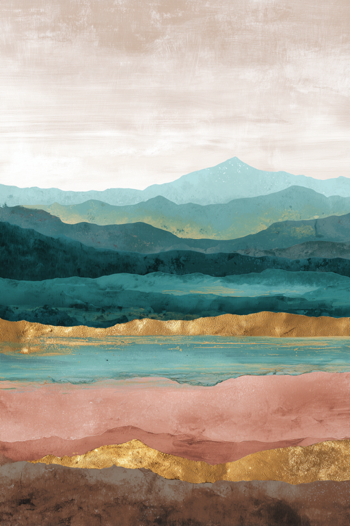 Mountain Lake at Twilight