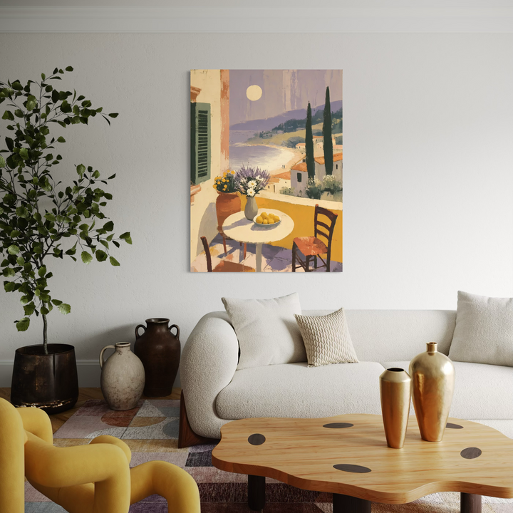 Mediterranean Moonlight Terrace