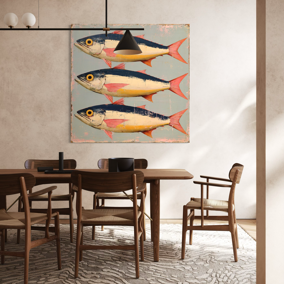 Three Drifting Tuna