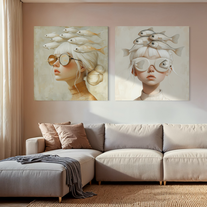 White waves & Pearl fish