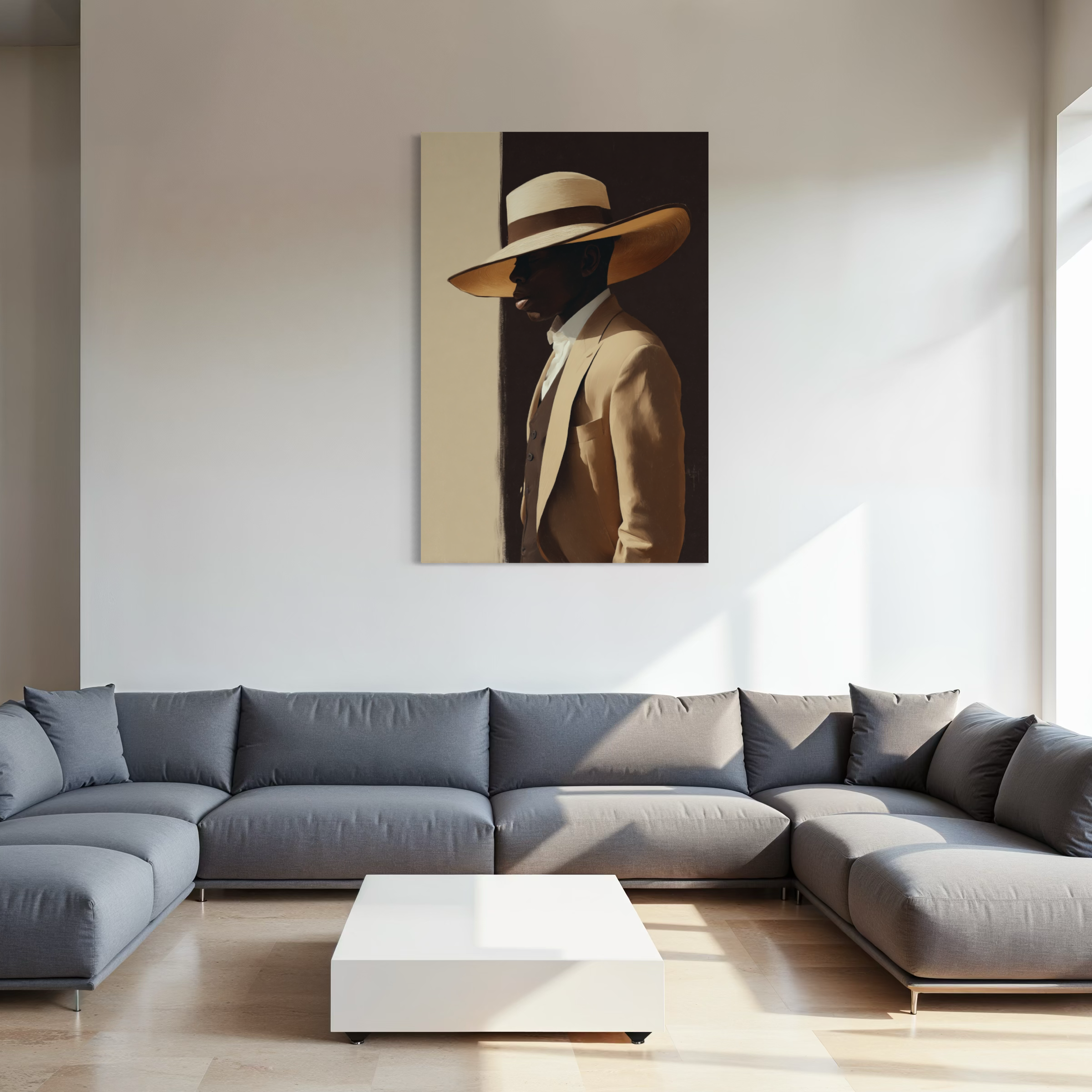 Wide Brim Elegance