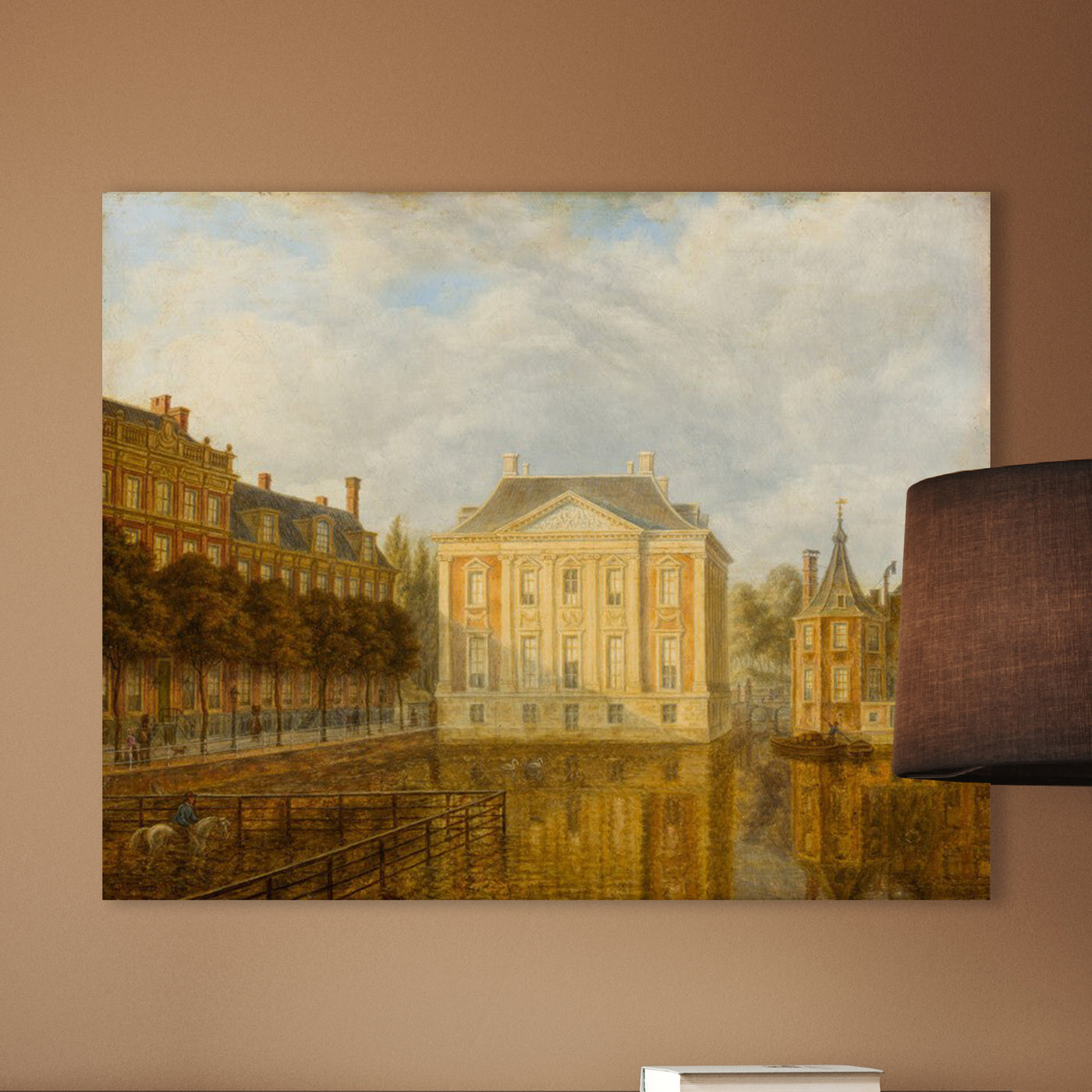 Gezicht op het Mauritshuis - Augustus Wijnantz