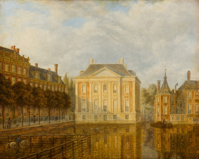 Gezicht op het Mauritshuis - Augustus Wijnantz