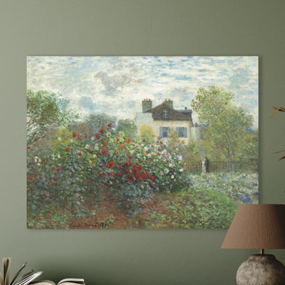 De tuin van de kunstenaar in Argenteuil - Claude Monet