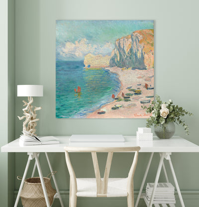Het strand - Claude Monet