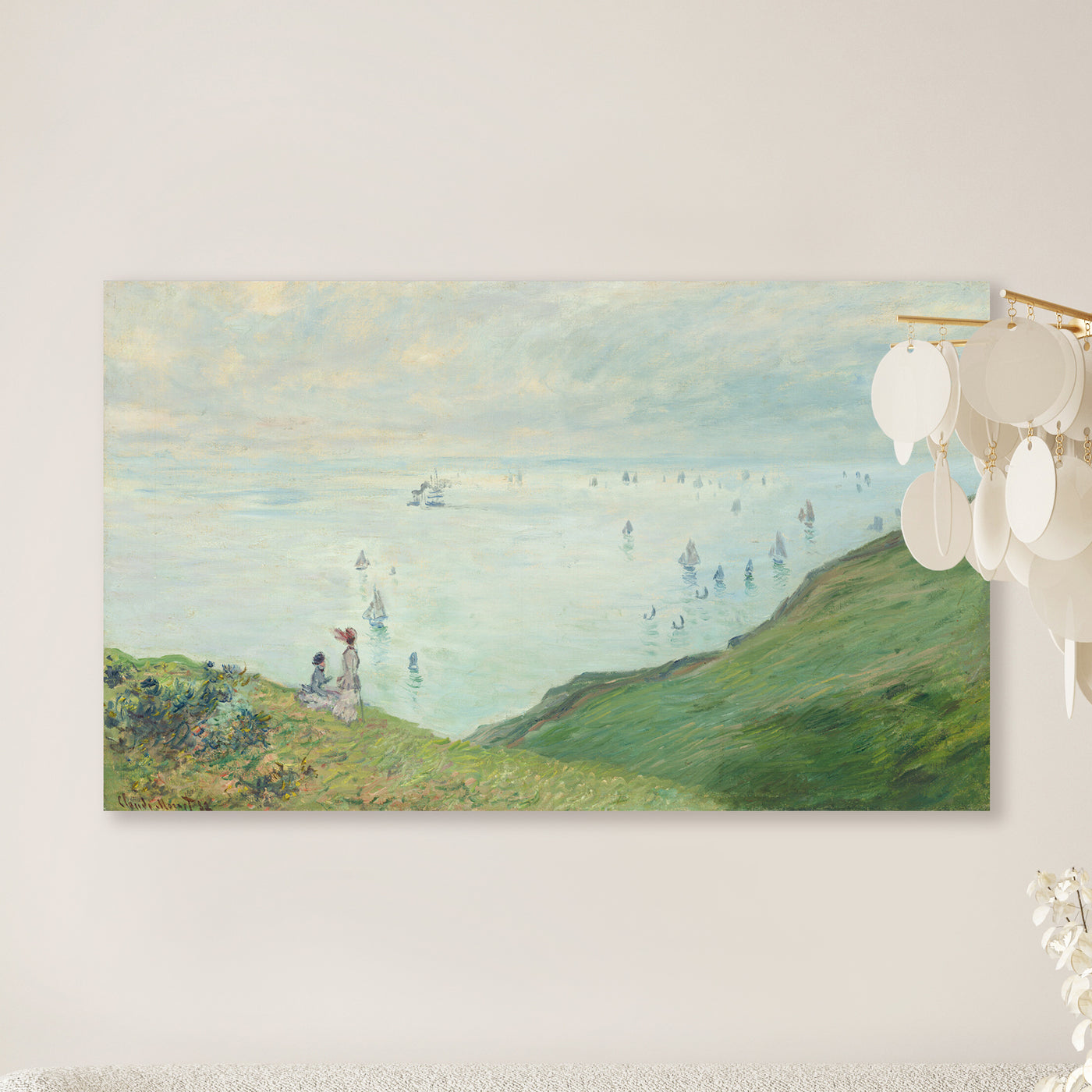 Kliffen bij Pourville - Claude Monet