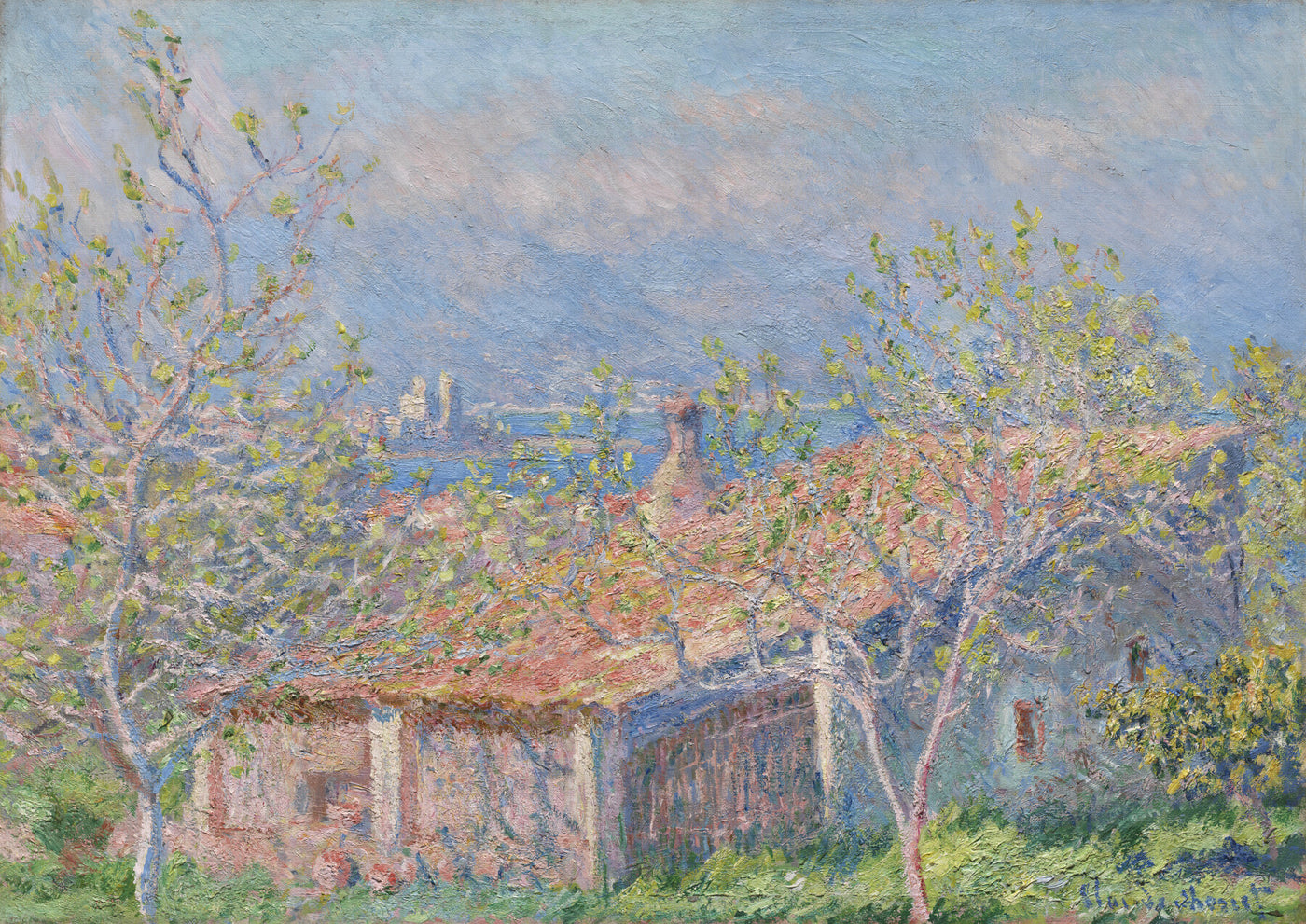 Tuinmanshuis in Antibes - Claude Monet