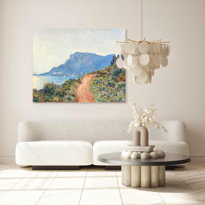 Kustweg bij Monaco - Claude Monet