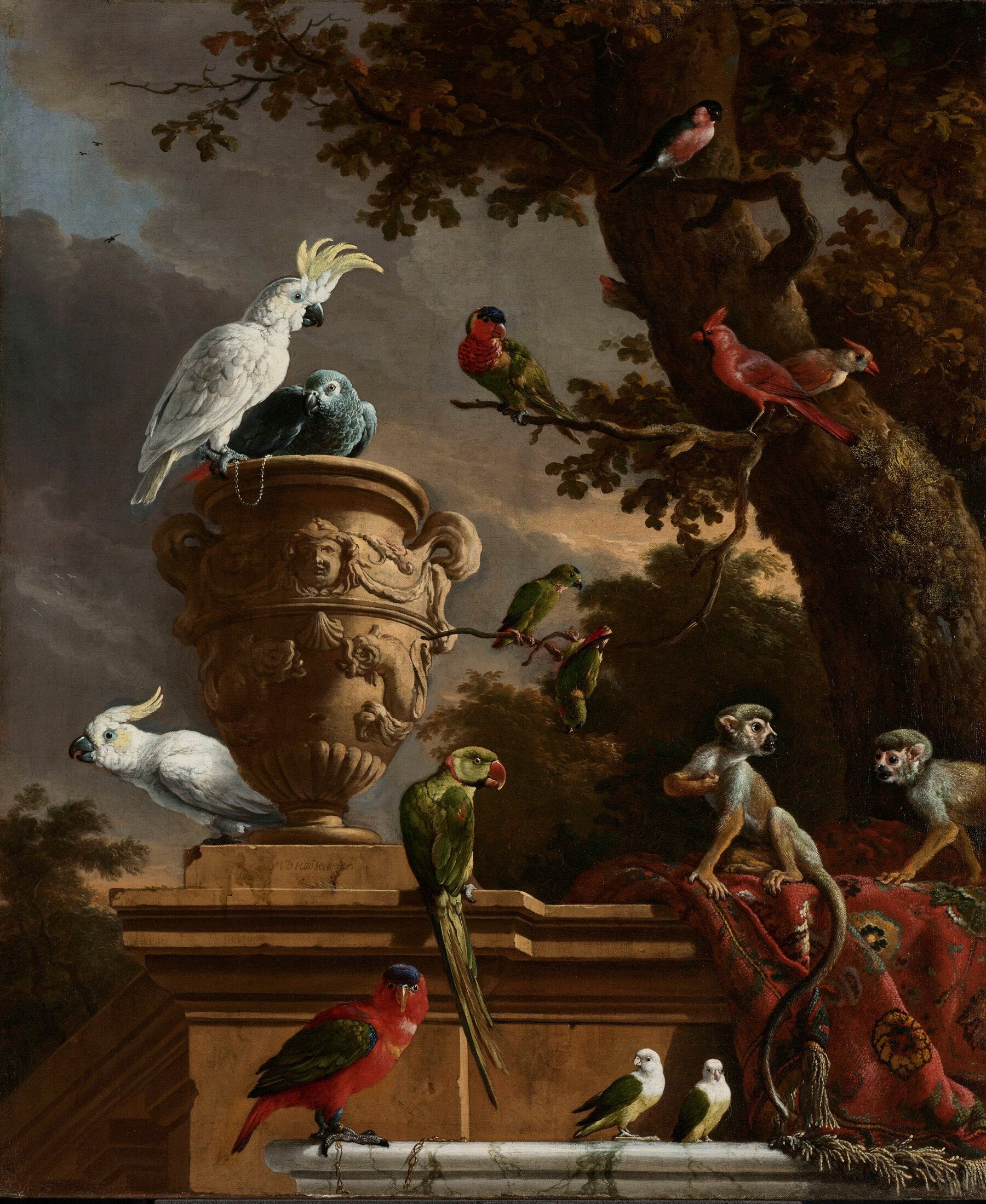 De menagerie - Melchior d'Hondecoeter