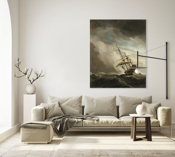 De windstoot - Willem van de Velde