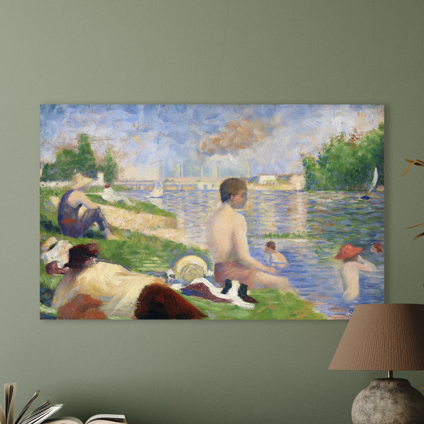 Definitieve studie “Bathers at Asnières” - Georges Seurat.