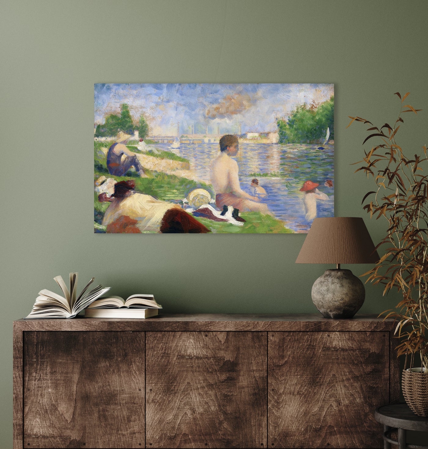Definitieve studie “Bathers at Asnières” - Georges Seurat.