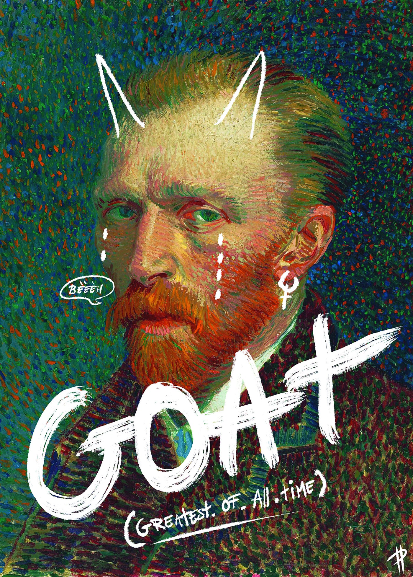Goat van Gogh - FLX Artworks