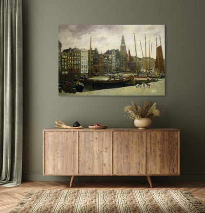 Het Damrak in Amsterdam - George Hendrik Breitner