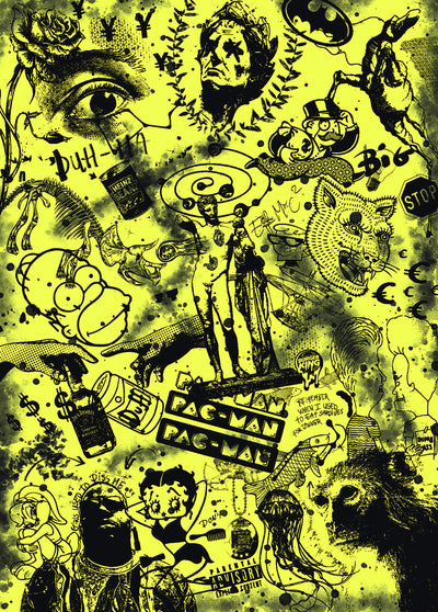 Imagination of gibberish yellow - FLX Artworks