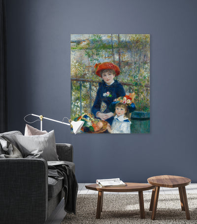 Twee zussen op een terras - Pierre-Auguste Renoir