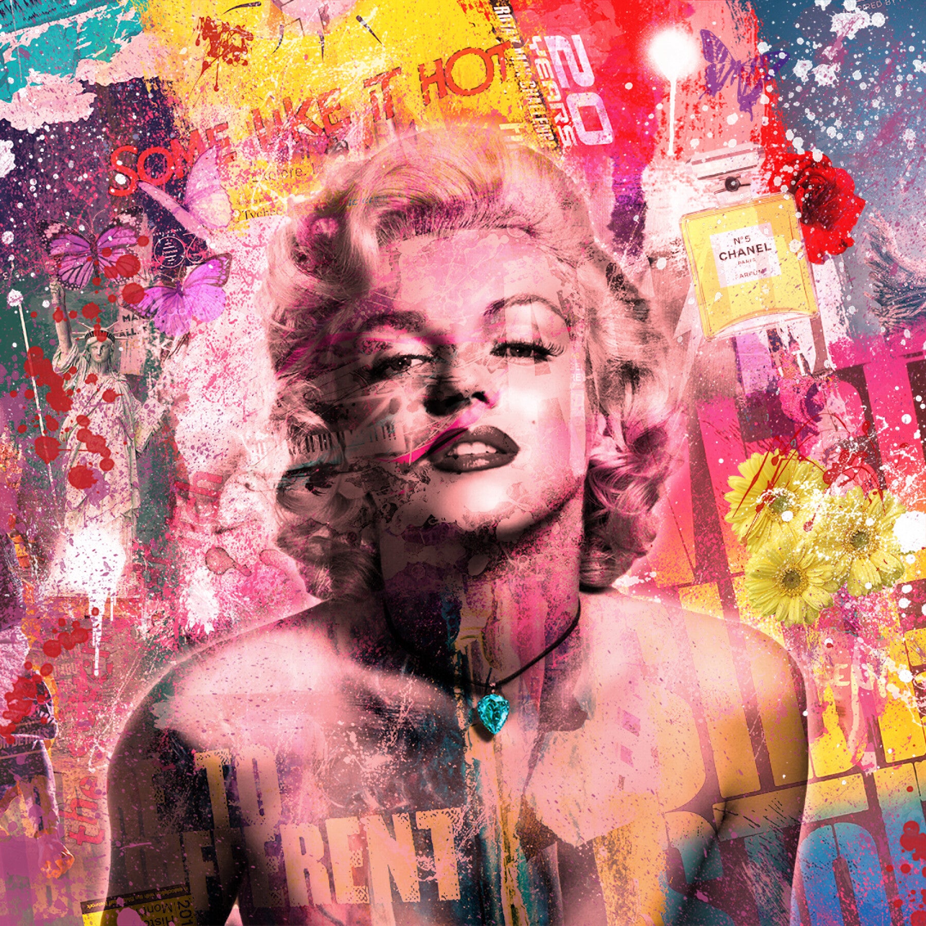 Marilyn Monroe Popart - Rene Ladenius