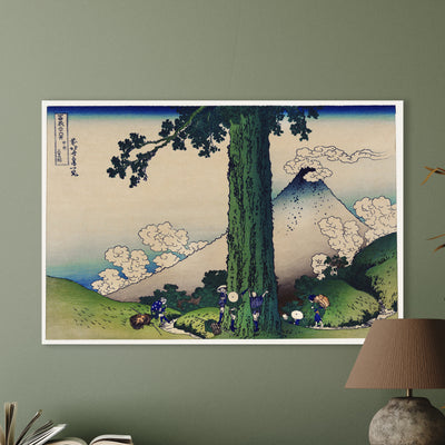 Mishima Pass in Kai Province - Katsushika Hokusai