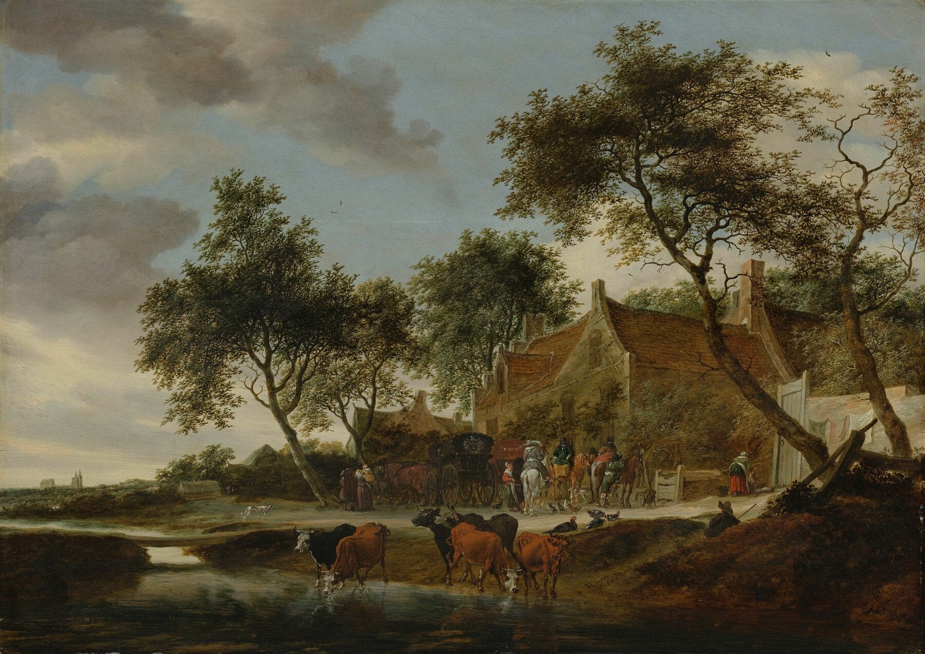 Pleisterplaats - Salomon van Ruysdael