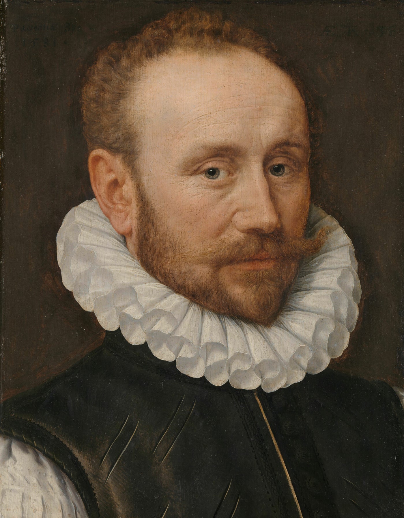 Portret van een man - Adriaen Thomasz. Key