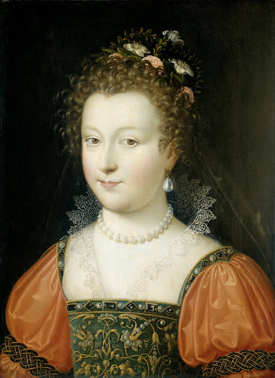 Portret van een vrouw - Anoniem, 1550