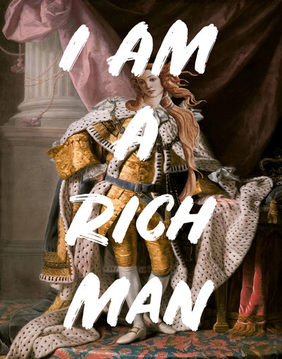 Rich Man White Text - Ruby and B