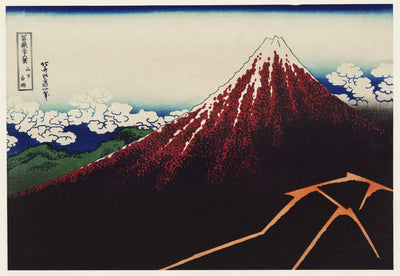 Sanka Hakuu - Katsushika Hokusai