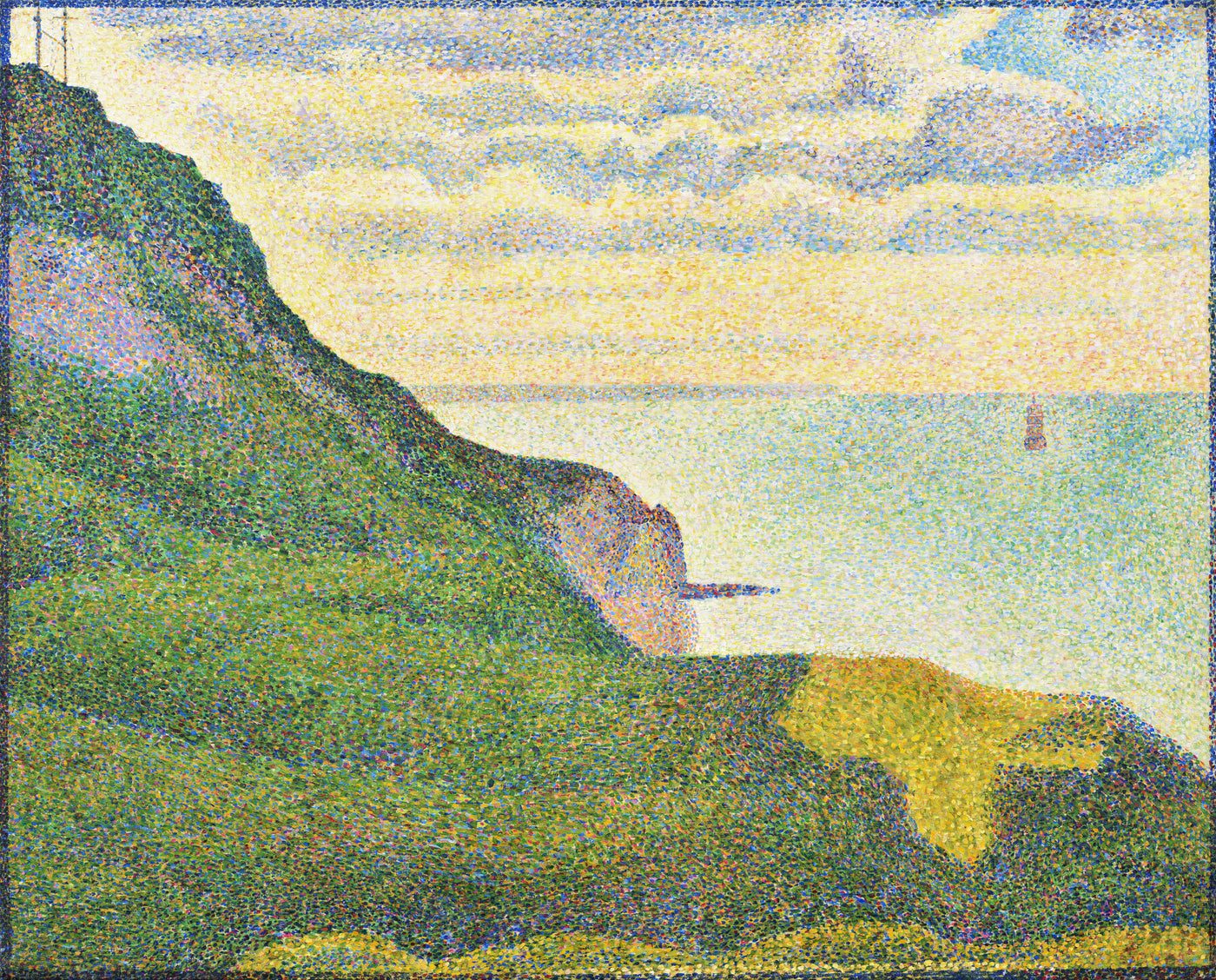 Zeegezicht in  Port-en-Bessin - Georges Seurat.