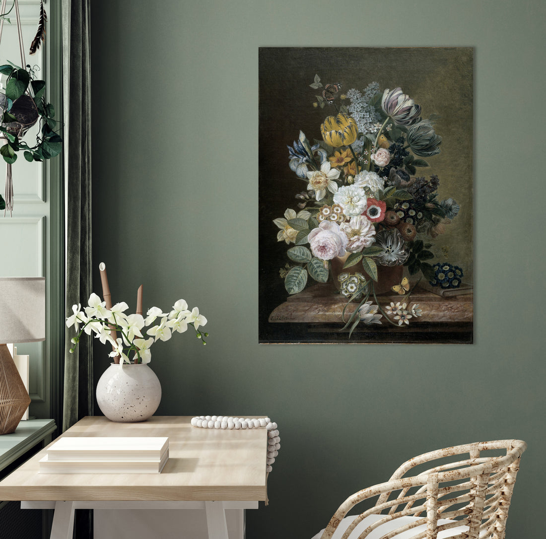 Stilleven met bloemen - Eelke Jelles Eelkema