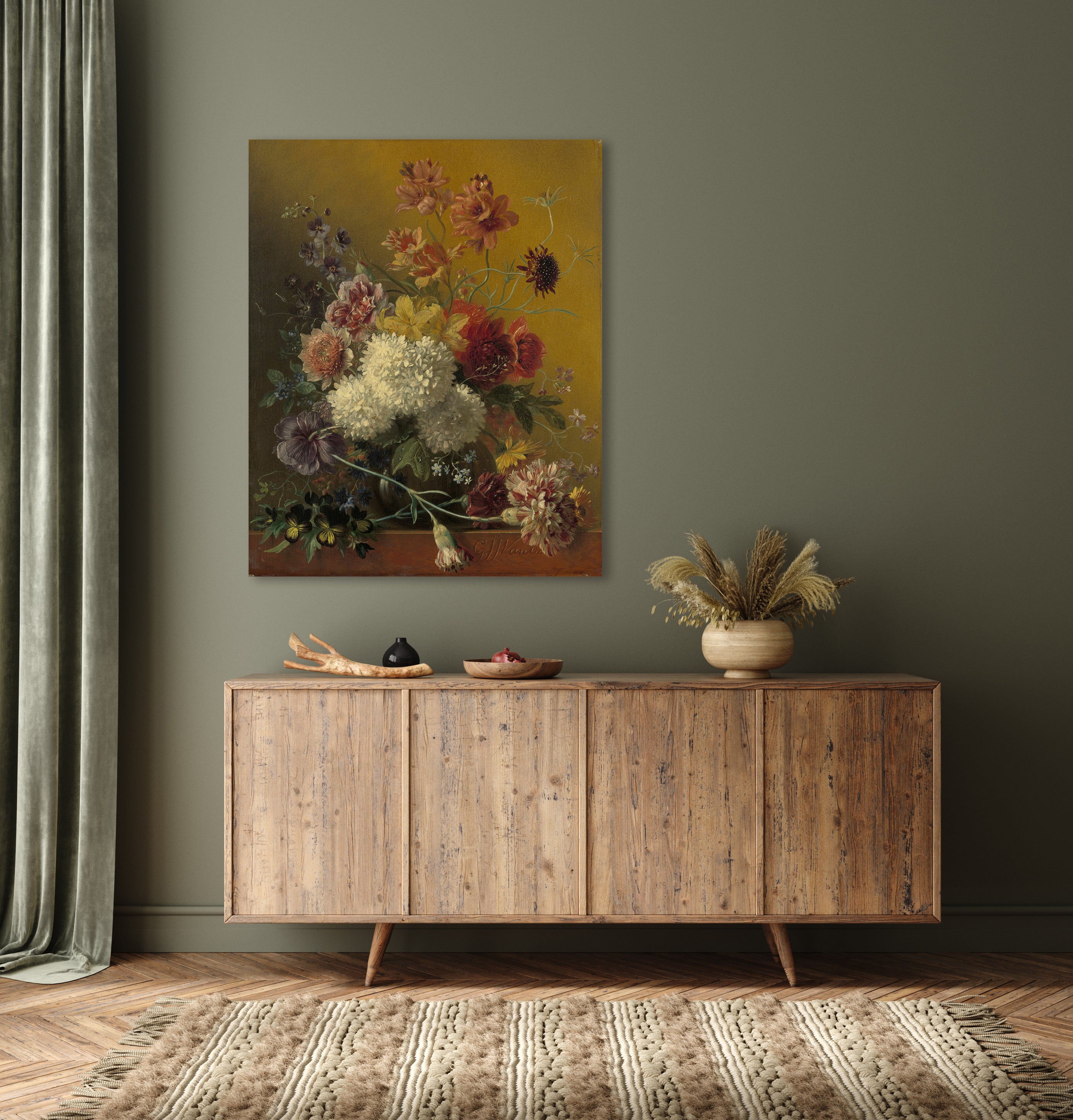 Stilleven met bloemen - Georgius Jacobus Johannes van Os