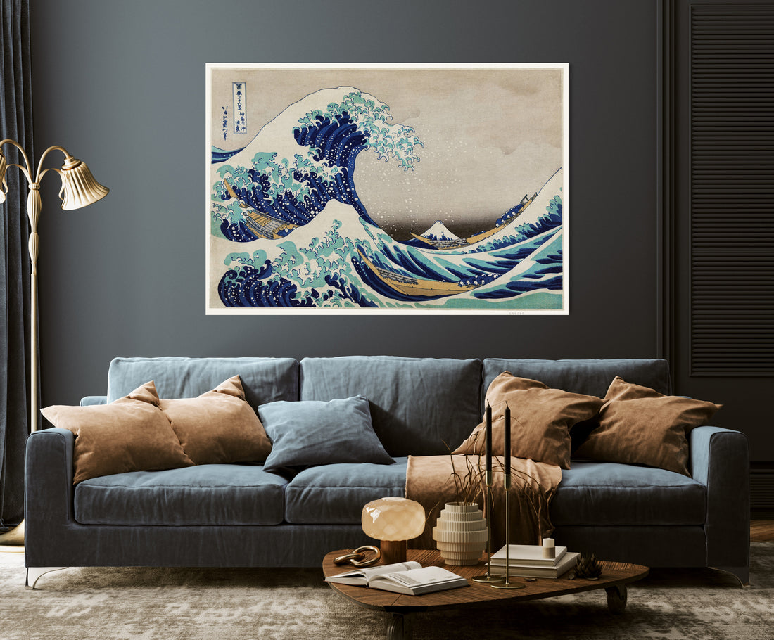 De grote golf van Kanagawa  - Katsushika Hokusai