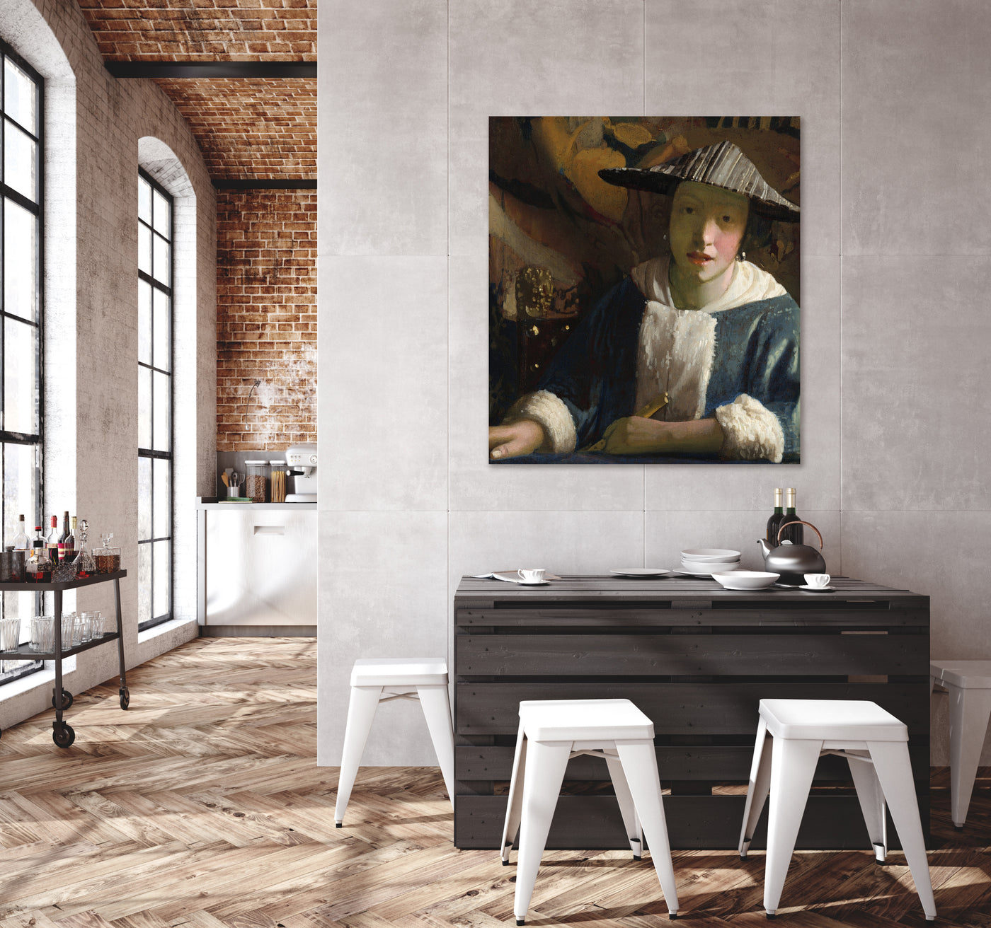 Meisje met een fluit - Johannes Vermeer