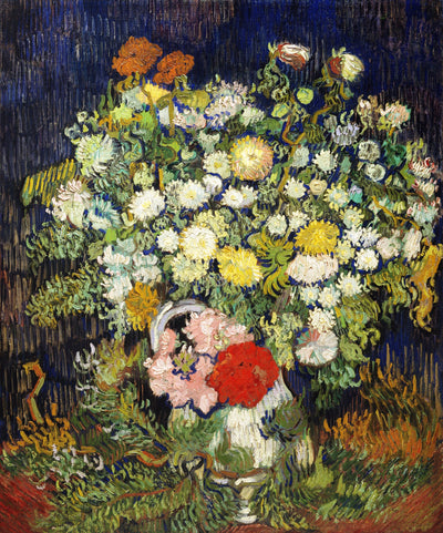 Boeket bloemen in een vaas - Vincent van Gogh