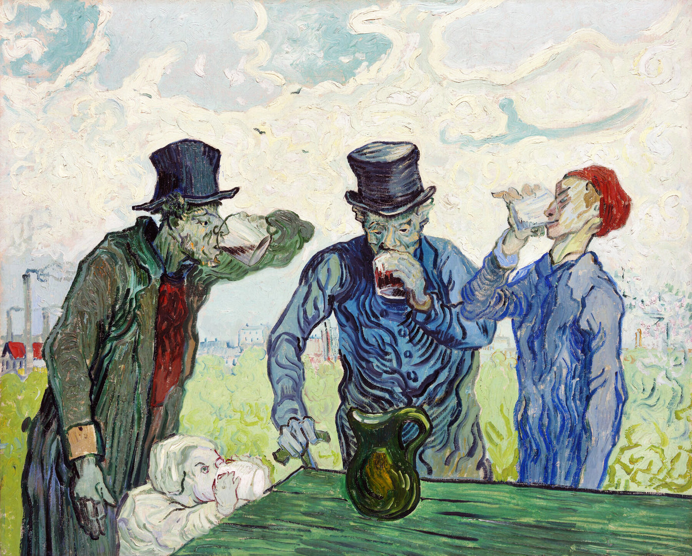 De drinkers - Vincent van Gogh
